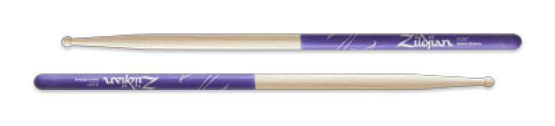 ZILDJIAN Drum Sticks, Dip Serie, 7A Wood, natur, Dip lila