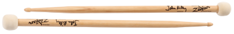 ZILDJIAN Mallets, Double Stick, John Riley, Wood-Tip/Filzkopf, natur