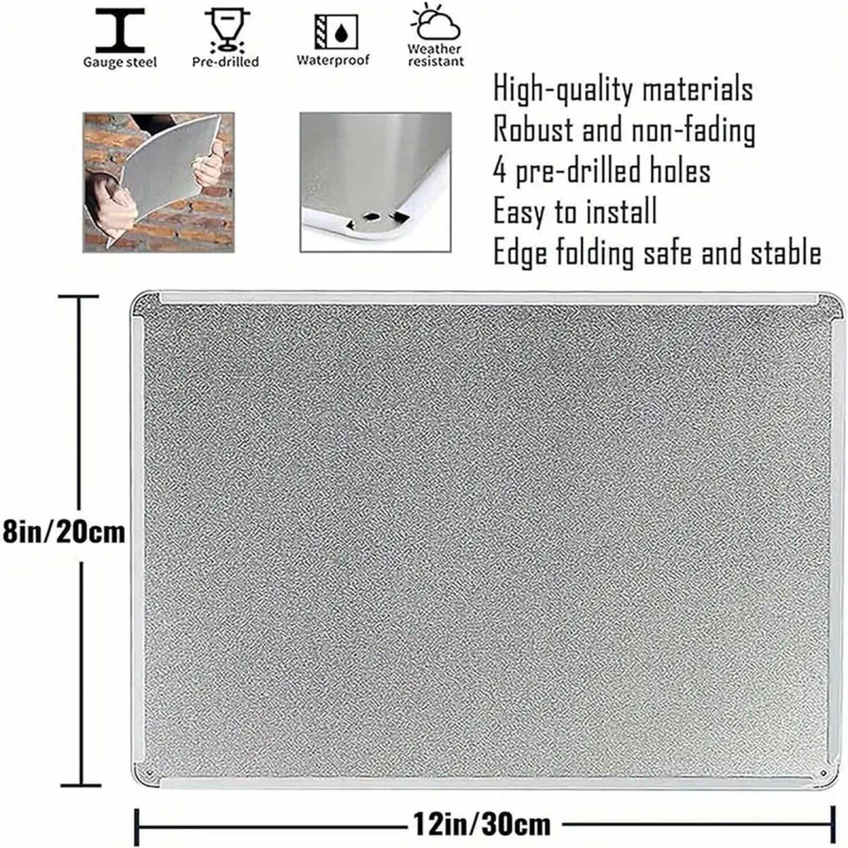 ROCK-HUS Metallschild 20x30cm Katze