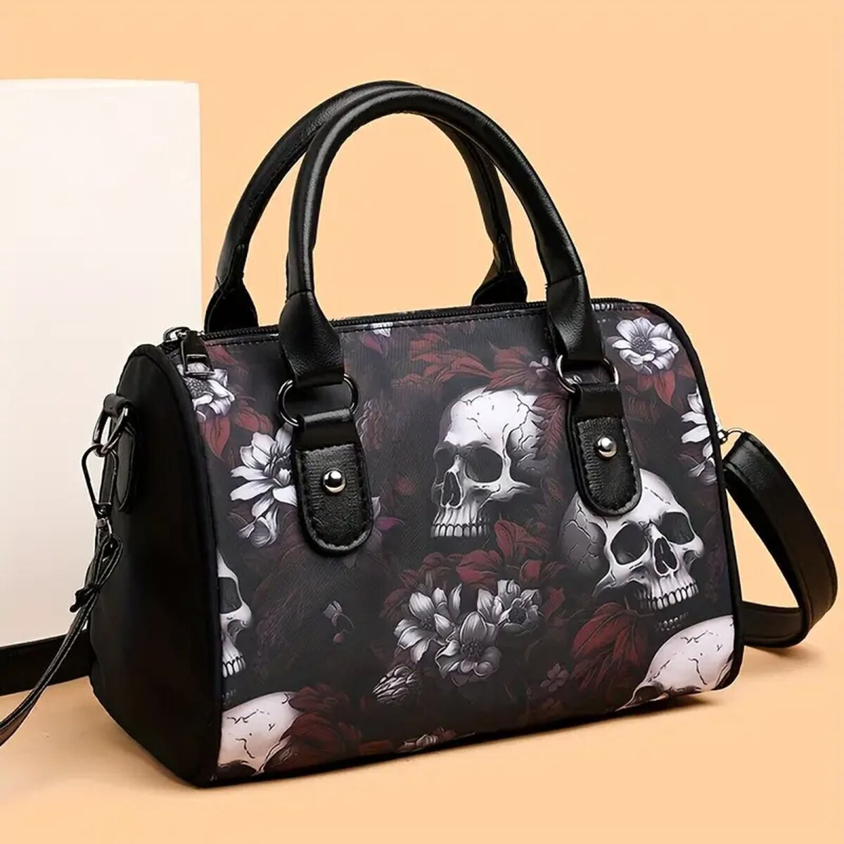 ROCK-HUS Tasche Skulls´n Roses