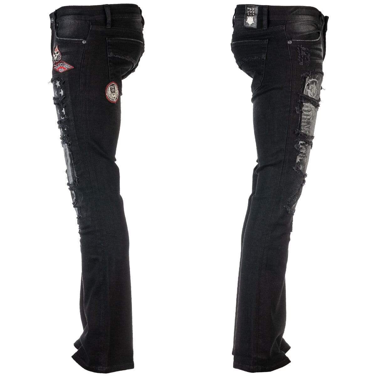 WORNSTAR Unisex All Access Collection Riven Jeans Schwarz Limited Release 27