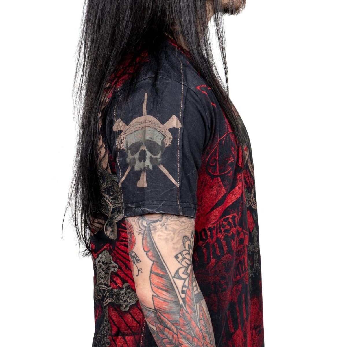 WORNSTAR Herren Artist Asylum Signature Series Resurrection Tee T-Shirt schwarz S