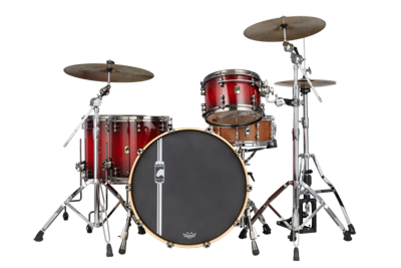 MAPEX BLACK PANTHER DESIGN LAB Shellset, Rock+, Cherry Bomb, Rose Burs