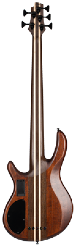 Preview: CORT Bassgitarre, A5 Ultra, Etched Natural Black, 5-Saiter, Softcase