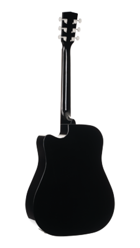 Preview: CORT Westerngitarre, EARTH 60CE, Black, Preamp