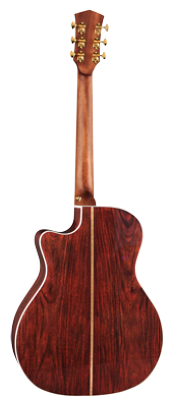 CORT Westerngitarre, GOLD A8, Light Burst, Preamp, Softcase