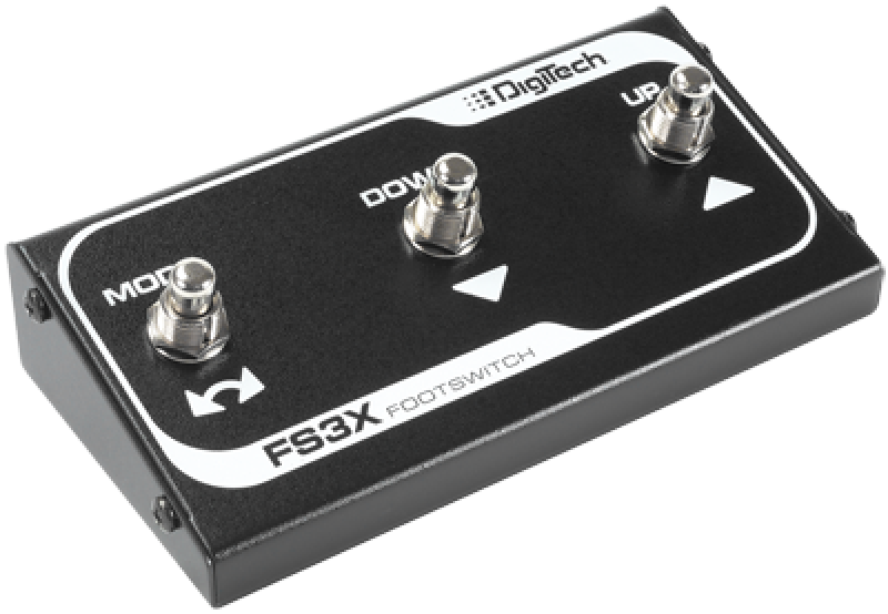 DIGITECH Fußschalter, 3-Fach, Anwahl Zusatzfunktionen