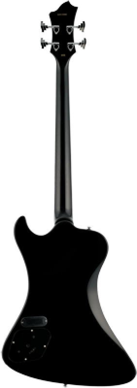 Preview: HAGSTROM E-Bass, Nekromant 4, Black Gloss