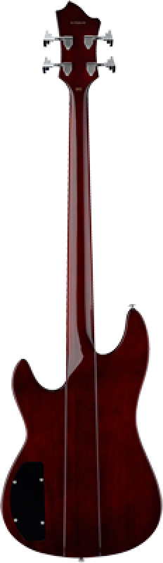 HAGSTROM Bassgitarre, Super Swede, Natural Mahogany