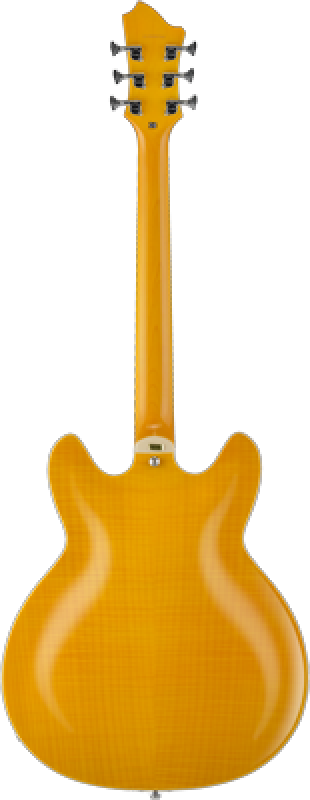 Preview: HAGSTROM E-Gitarre, Super Viking, Dandy Dandelion Flame