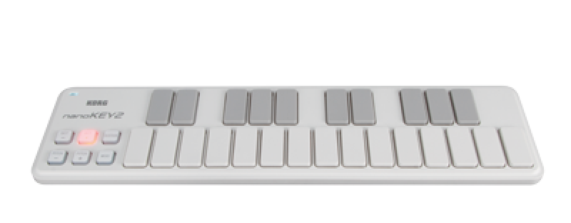 KORG USB-Controller, nanoKEY2, 25 Tasten, weiß