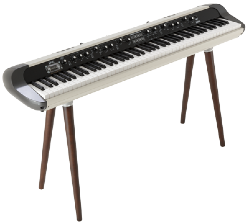 KORG Keyboardständer, für SV-1 und SV-2, Metall (grau) mit Holz