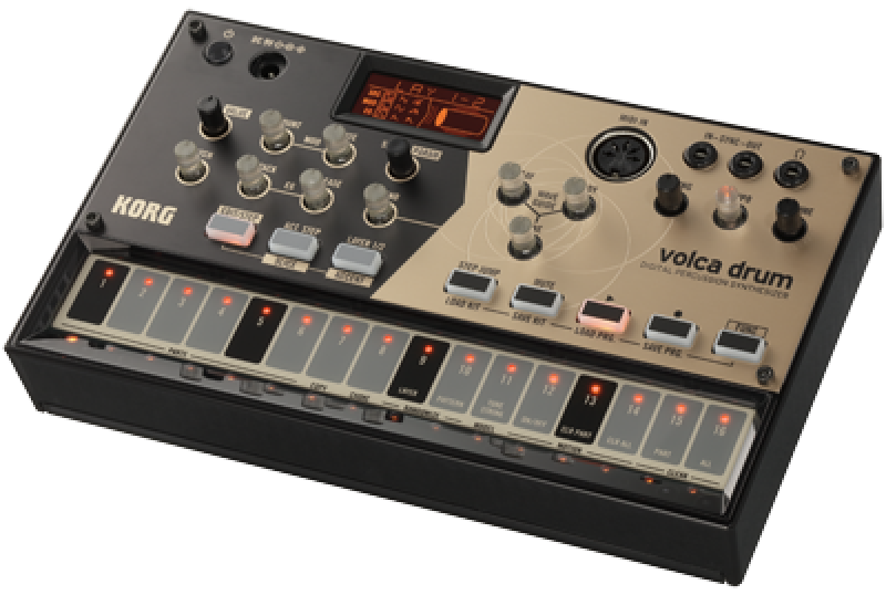 KORG Synthesizer, digital, volca drum, Physical Modelling, 6 parts, Se