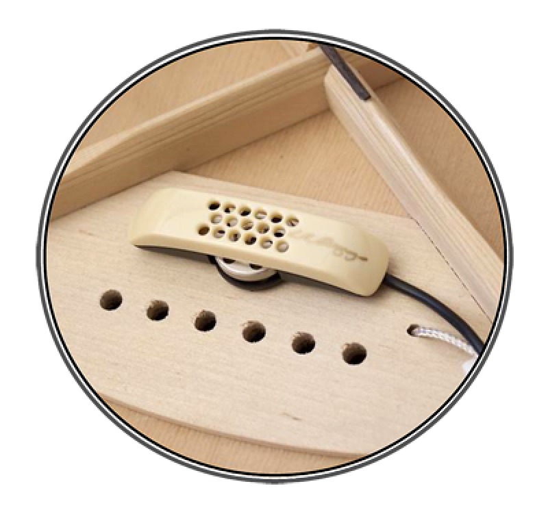 L.R.BAGGS Pickup, Anthem SP, für Westerngitarre, Zargenmontage