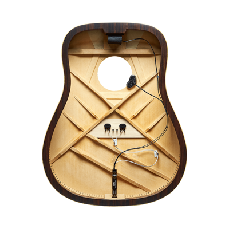L.R.BAGGS Pickup, HiFi, Bridge Plate Tonabnehmer System für Akustikgit