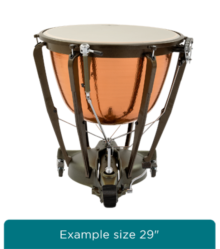 MAJESTIC Pauke, Symphonic Grand Series, 26", Kupfer, gehämmert, tiefge