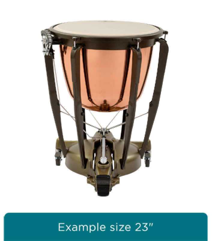 MAJESTIC Pauke, Symphonic Grand Series, 26", Kupfer, poliert, tiefgez.