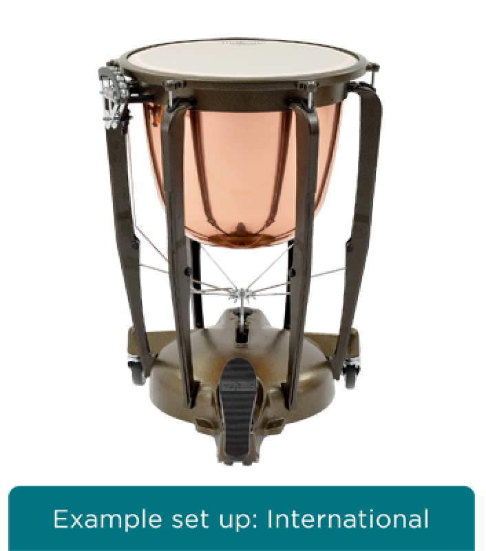 MAJESTIC Pauke, Symphonic Series, 20", Kupfer, poliert, tiefgezogen, d