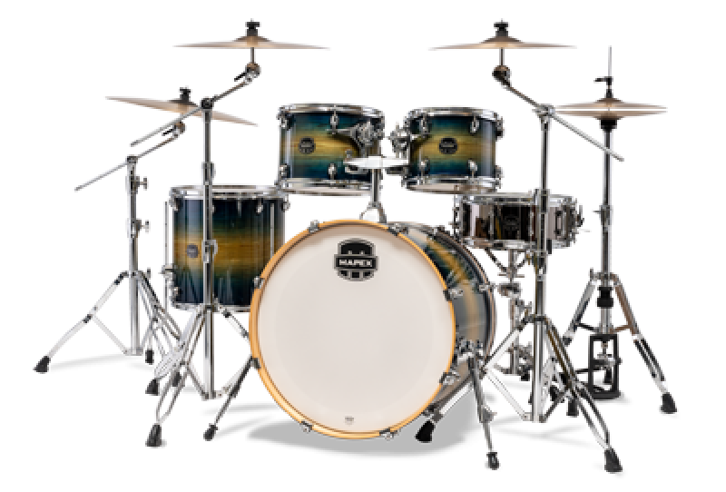 MAPEX Shellset, Armory, Stage, mit Rosette, Rainforest Burst #ET
