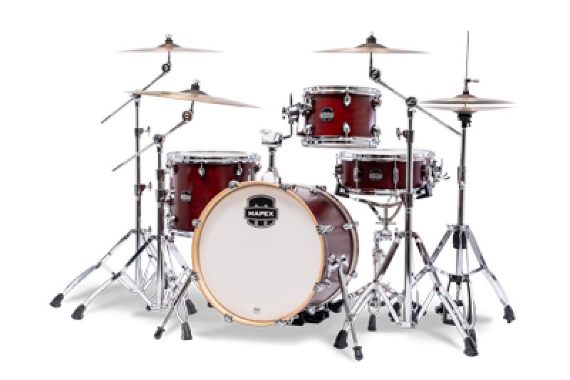 MAPEX Shellset, Mars Maple, Bebop, Merlot Satin #WI