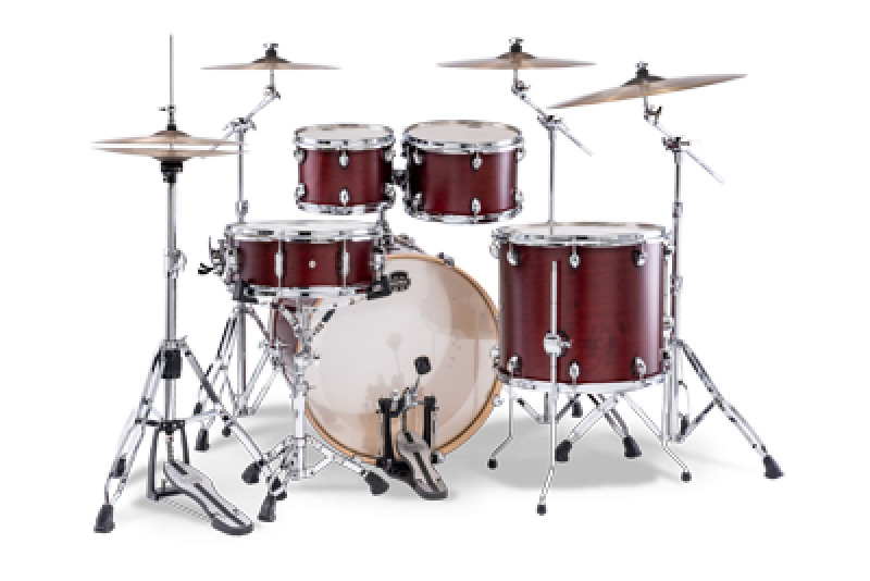 MAPEX Shellset, Mars Maple, Stage, Merlot Satin #WI