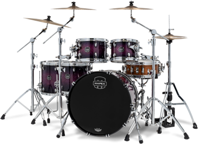 MAPEX Shellset, Saturn VI, Stage+, Royal Purple Burst #XP