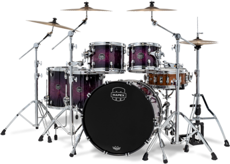 MAPEX Shellset, Saturn VI, Stage+, Royal Purple Burst #XP