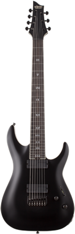 SCHECTER E-Gitarre, SLS Elite C-7 Evil Twin, Satin Black