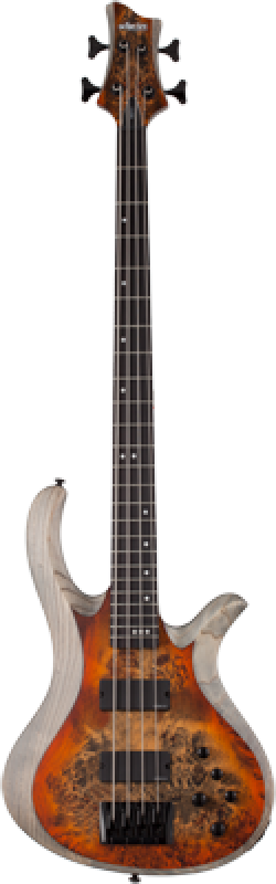 Preview: SCHECTER Bassgitarre, Riot 4, Inferno Burst
