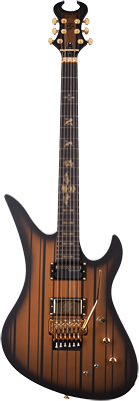 SCHECTER E-Gitarre, Signature Synyster Custom FR S, Satin Gold Burst