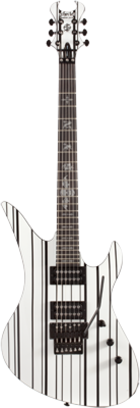 SCHECTER E-Gitarre, Signature Synyster Standard FR, Gloss White/Black