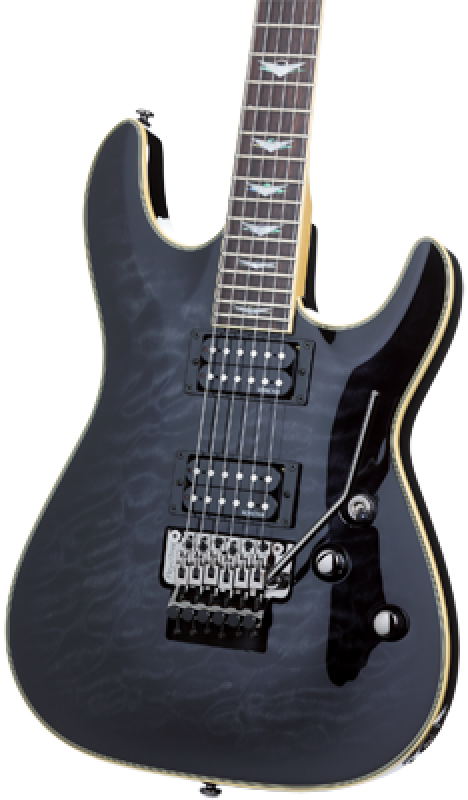 SCHECTER E-Gitarre, Omen Extreme 6 FR, See-Thru Black