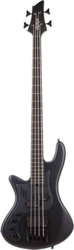 Preview: SCHECTER Bassgitarre, Stiletto-4 Stealth Pro EX, Satin Black, Linkshän