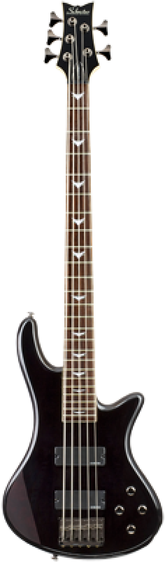 Preview: SCHECTER Bassgitarre, Stiletto Extreme-5, See-Thru Black
