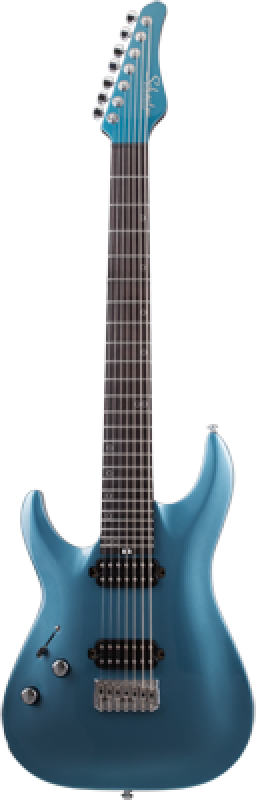 Preview: SCHECTER E-Gitarre, Signature Aaron Marshall AM-7, Cobalt Slate, Links