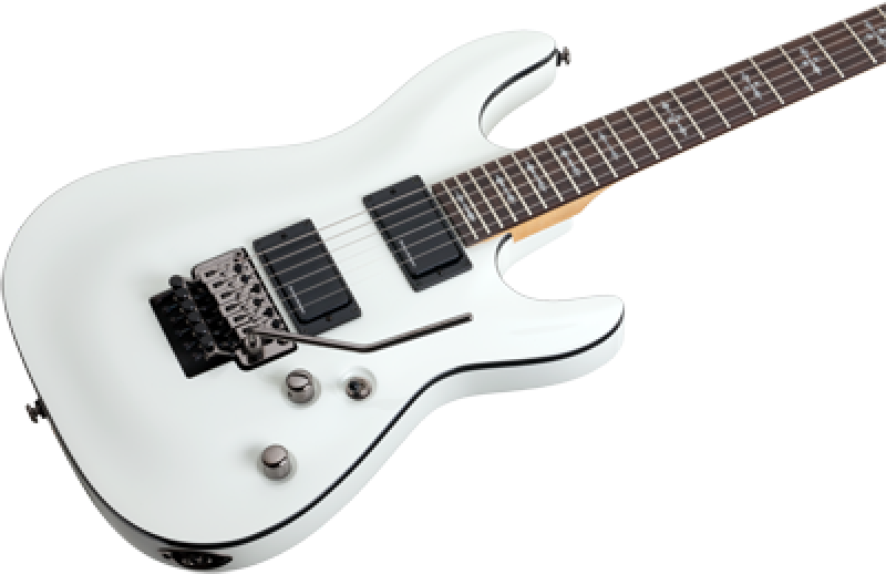 SCHECTER E-Gitarre, Demon 6 FR, Vintage White