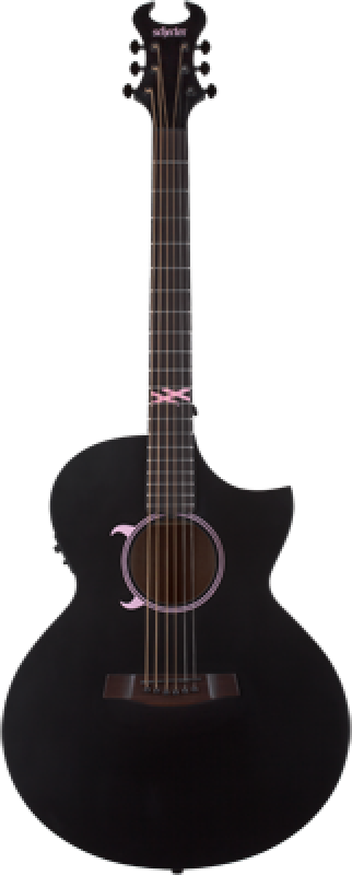 Preview: SCHECTER Westerngitarre, Machine Gun Kelly Acoustic, Satin Black