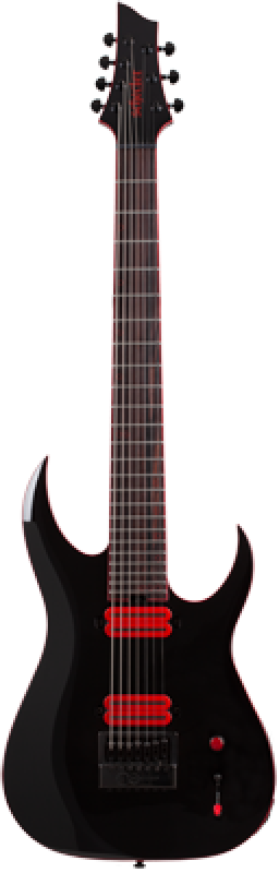 Preview: SCHECTER E-Gitarre, Sunset-7 Evertune, Red Dawn
