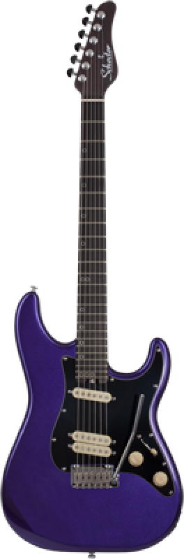 Preview: SCHECTER E-Gitarre, MV-6, Metallic Purple