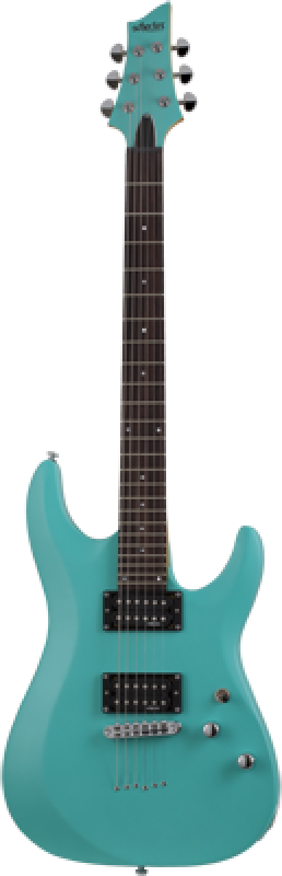 Preview: SCHECTER E-Gitarre, C-6 Deluxe, Satin Aqua