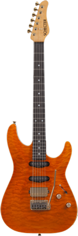 Preview: SCHECTER E-Gitarre, California Classic, Trans Amber