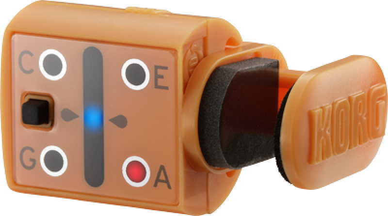 KORG Stimmgerät, Ukulele, MINIPITCH, Clip-On, orange