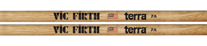 VIC FIRTH Drum Sticks, Terra Serie, 7AT, Wood Tip