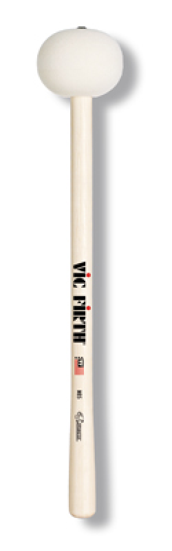 VIC FIRTH Bass Drum Mallets, Corpsmaster, Marching, MB5-H