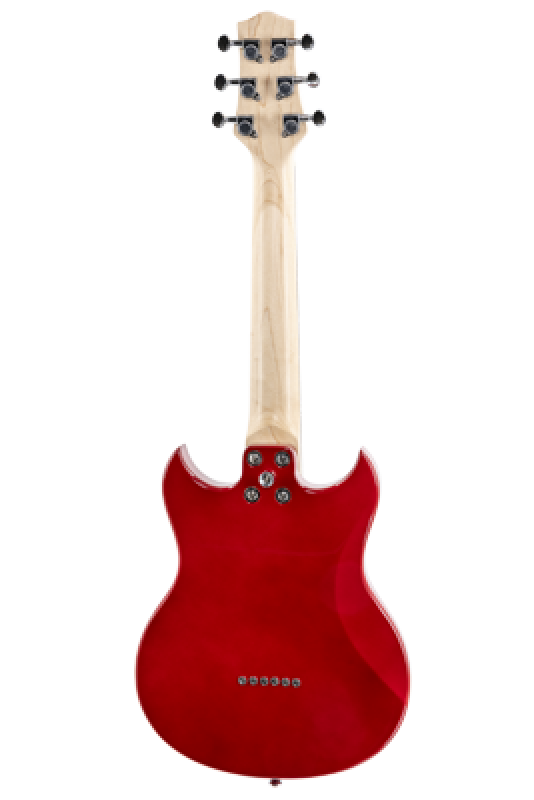 Preview: VOX E-Gitarre, mini, Humbucker, rot, inkl. Gigbag