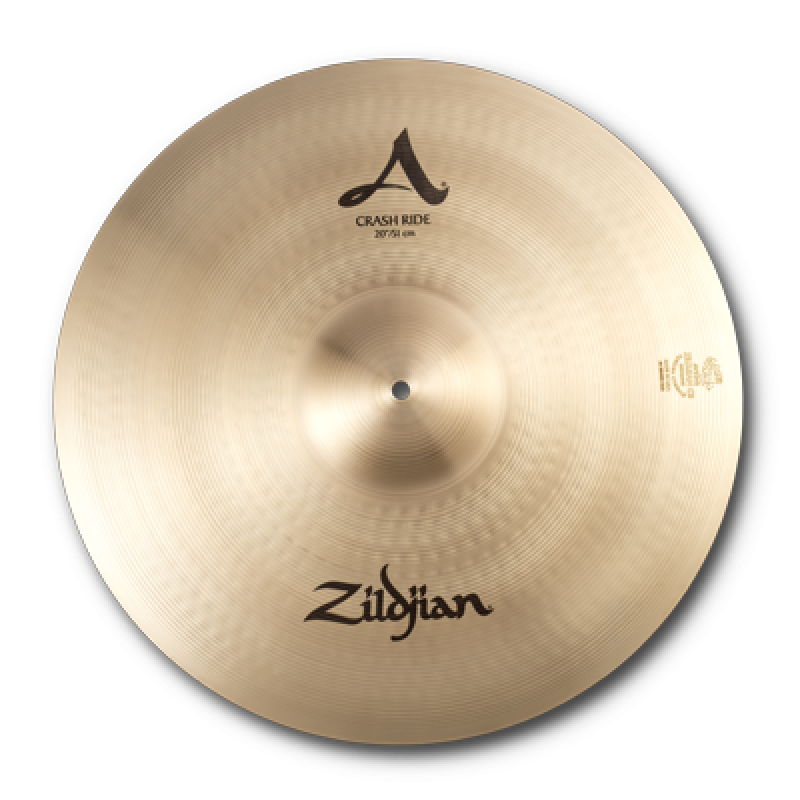 ZILDJIAN Ride, A Zildjian, 20", Crash Ride, traditional