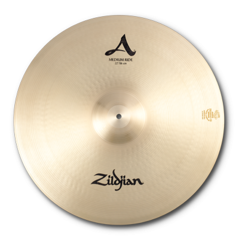 ZILDJIAN Ride, A Zildjian, 22", Medium Ride, traditional