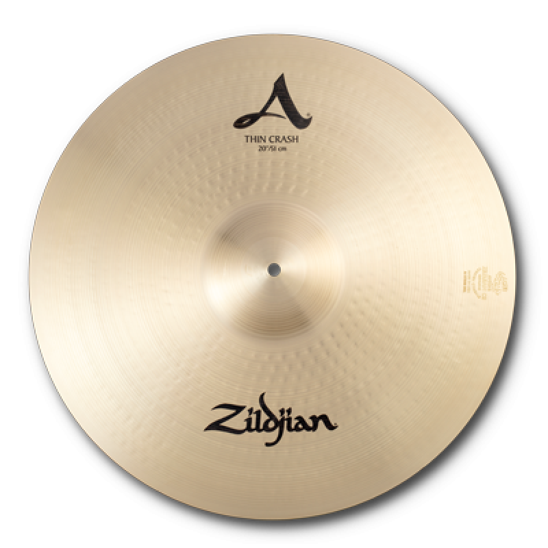 ZILDJIAN Crash, A Zildjian, 20", Thin Crash, traditional