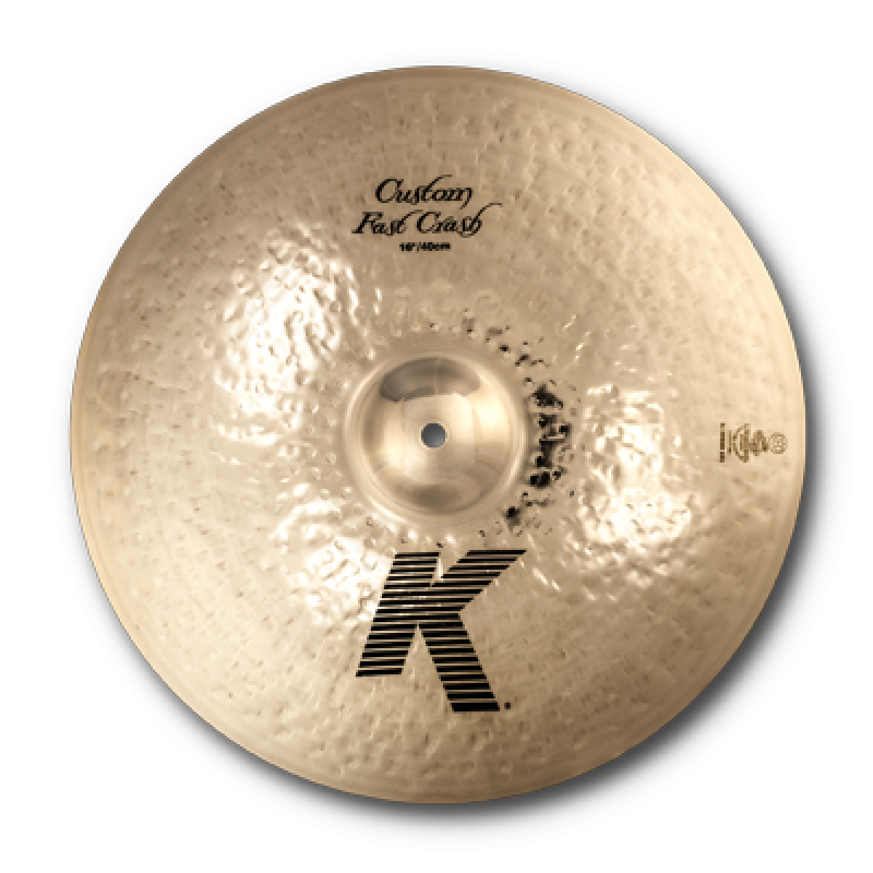 ZILDJIAN Crash, K Custom, 16", Fast Crash, brilliant
