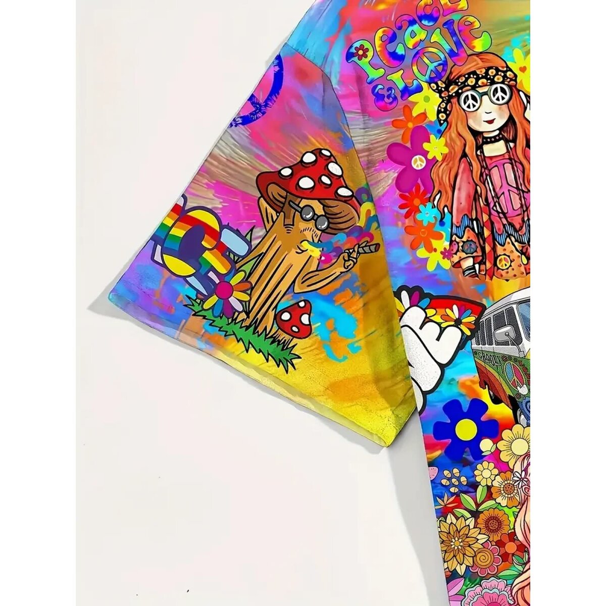 ROCK-HUS Hawai Hemd "Love & Peace"